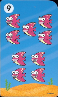 Fish Card with Nine Fish
